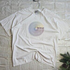 Title: vintage y2k white nike graphic tee shirt